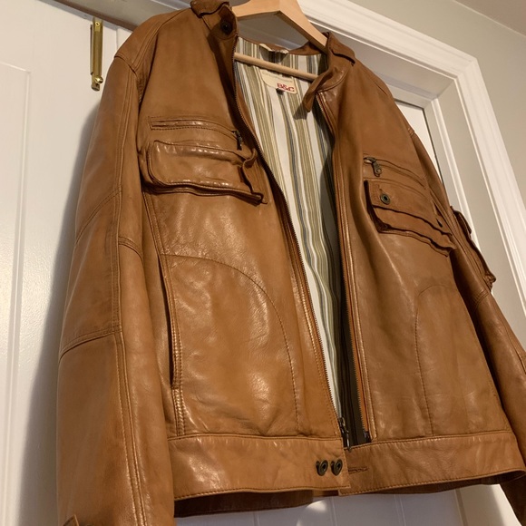 Vintage Bod & Christensen Genuine Leather Jacket Sz XXL - Picture 4 of 14